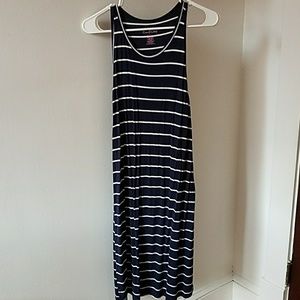 Striped maternity dress